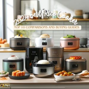 a structured ranking of the top 10 rice cookers of 2024, with a highlight of their most outstanding feature